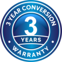 3 year conversion warranty